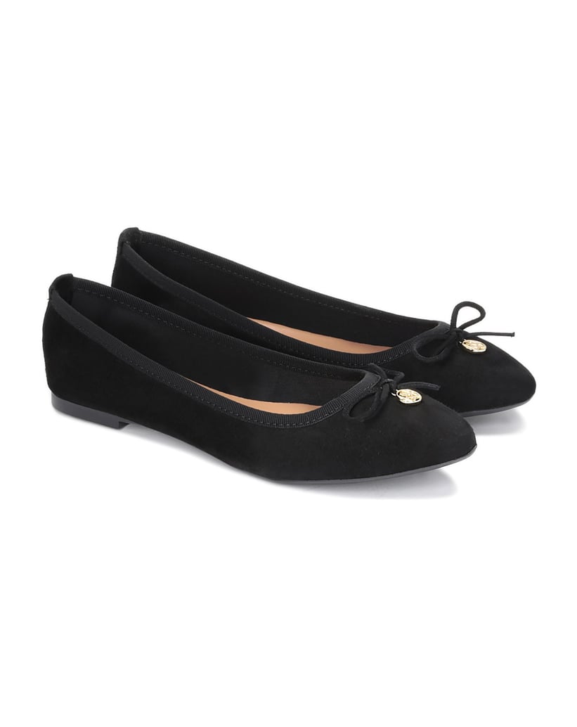 Kazar-Schwarze-Damen-Ballerinas-schwarz