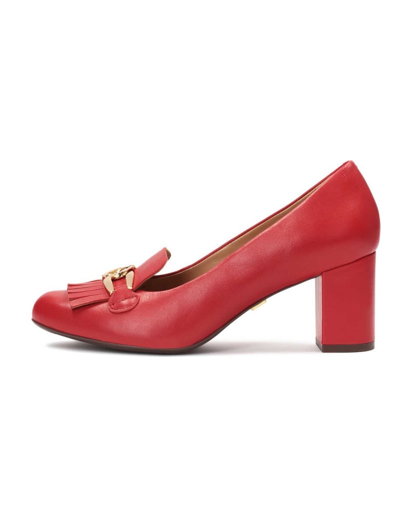 Kazar-Rote-Pumps-mit-Metallgliedern-rot