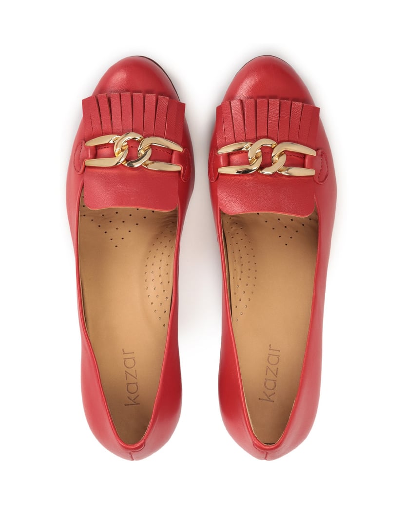 Kazar-Rote-Pumps-mit-Metallgliedern-rot