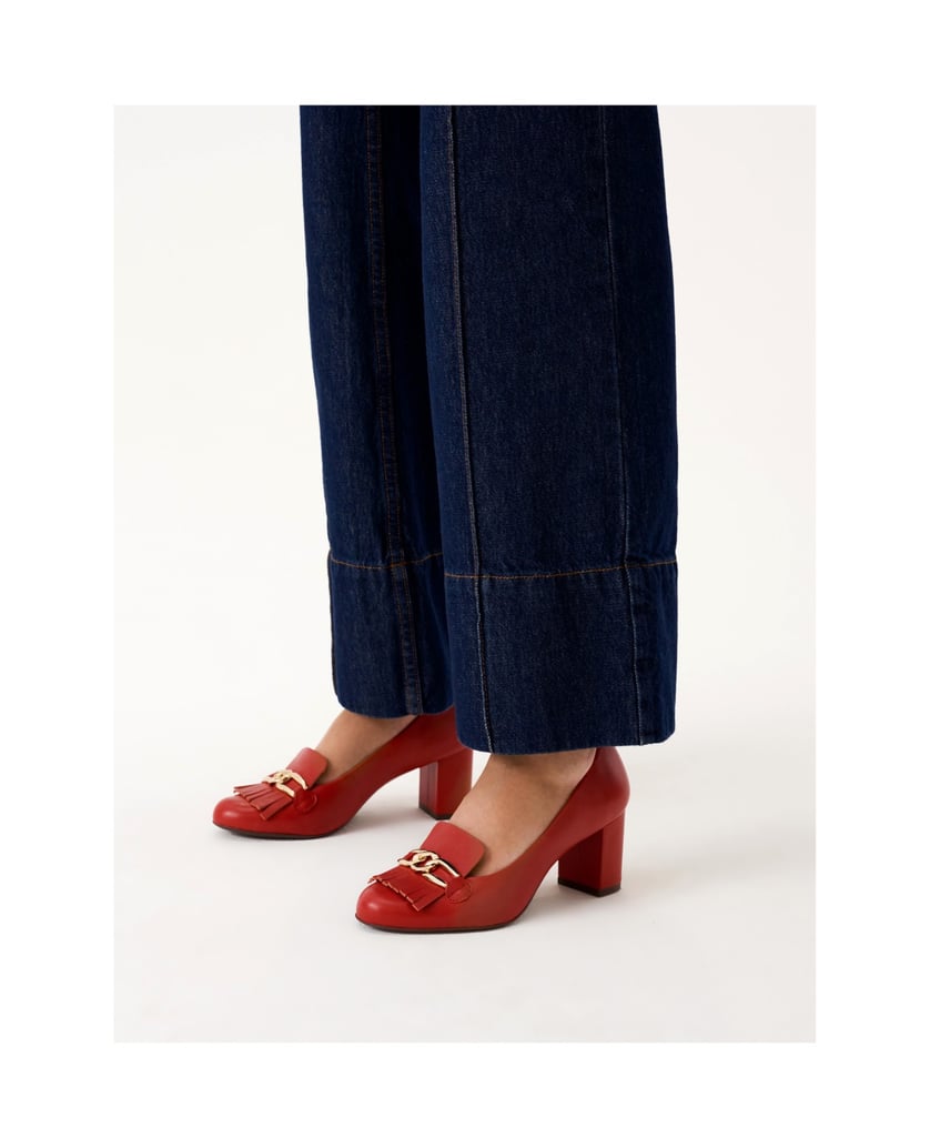 Kazar-Rote-Pumps-mit-Metallgliedern-rot