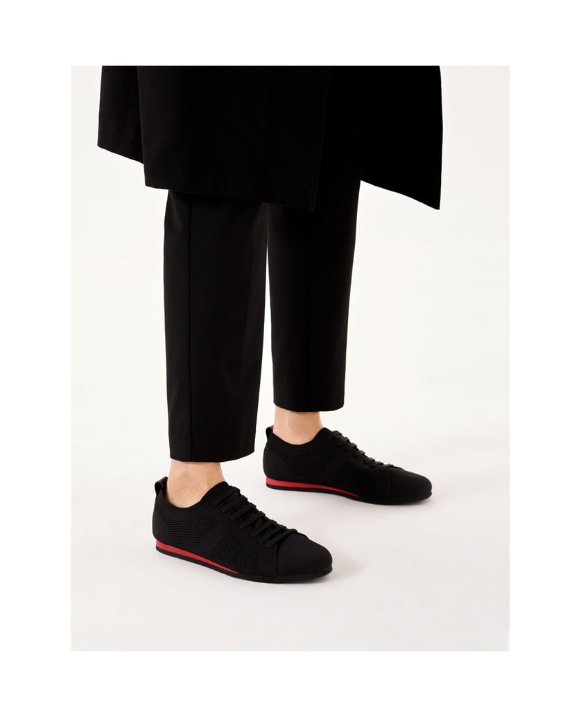 Kazar-Herren-leichte-schwarze-Stoff-Freizeitsc