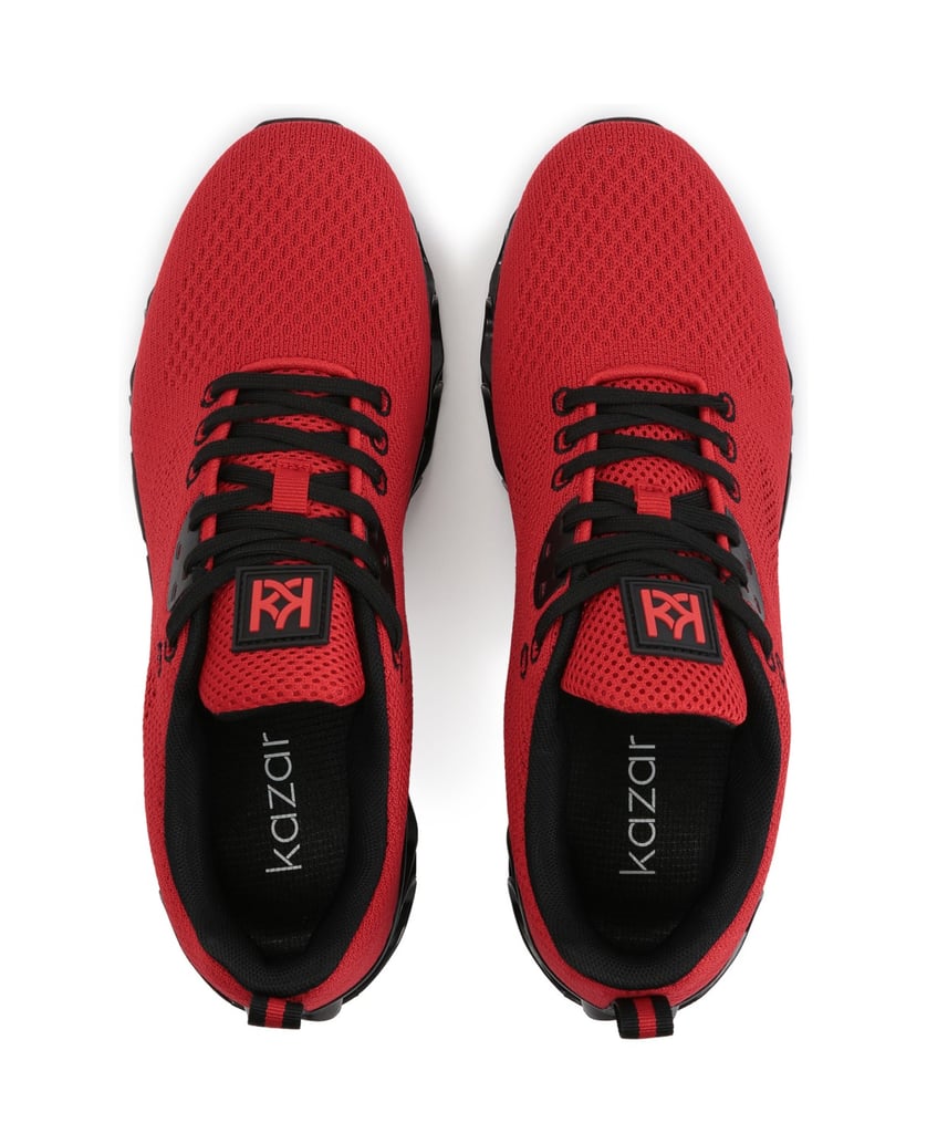 Kazar-Rote-Herren-Sneaker-aus-atmungsaktivem-Stoff-rot