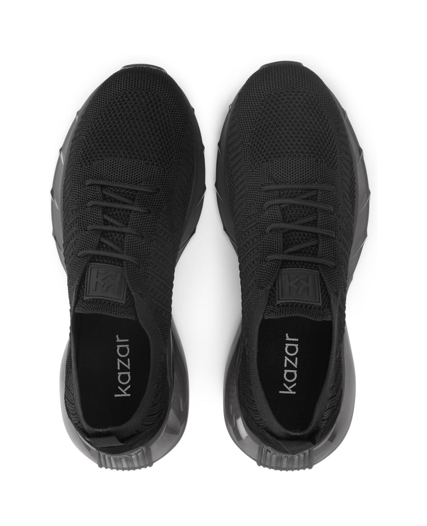 Kazar-Herren-Sportschuhe-aus-atmungsaktivem-Stoff-schwarz