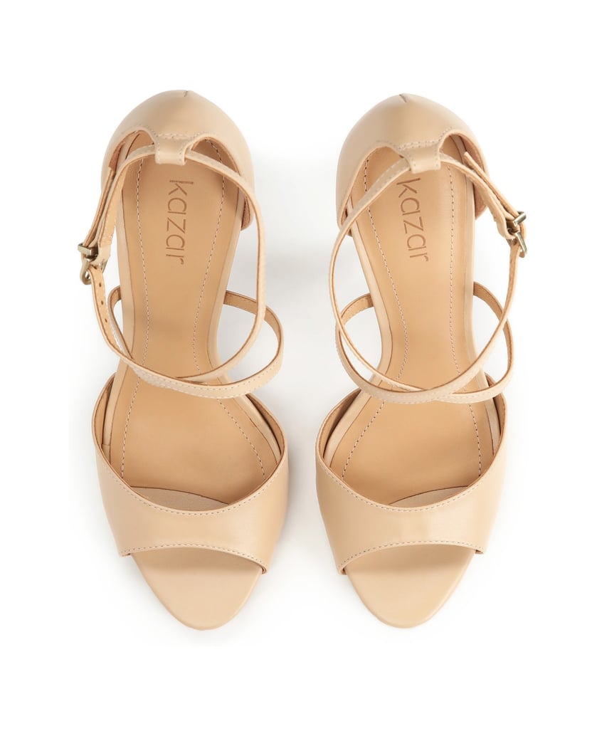 Kazar-Beigefarbene-Damen-Sandalen-beige