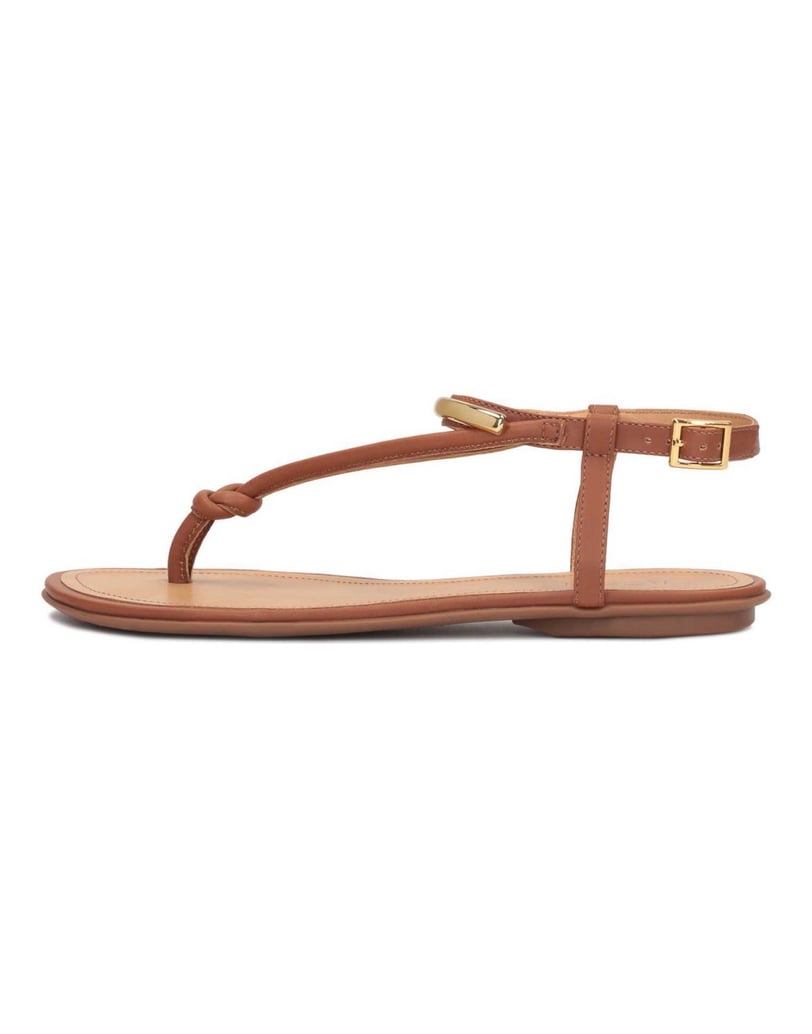 Kazar-Flache-braune-Ledersandalen-braun