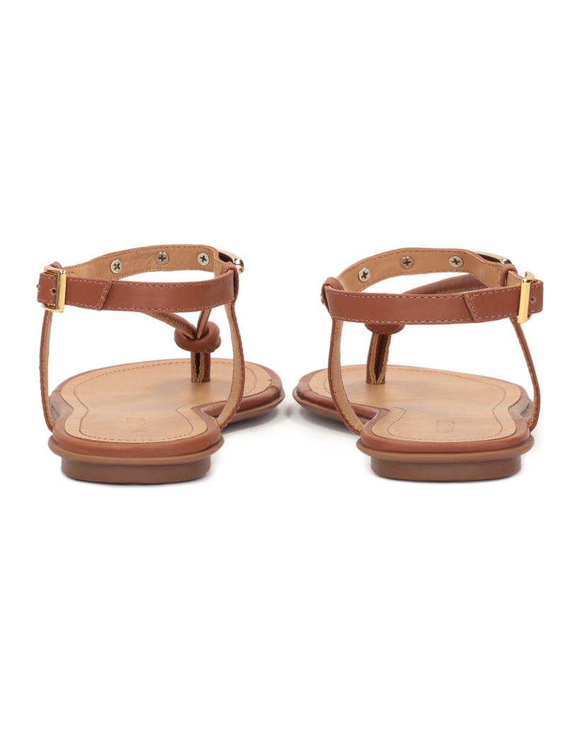 Kazar-Flache-braune-Ledersandalen-braun