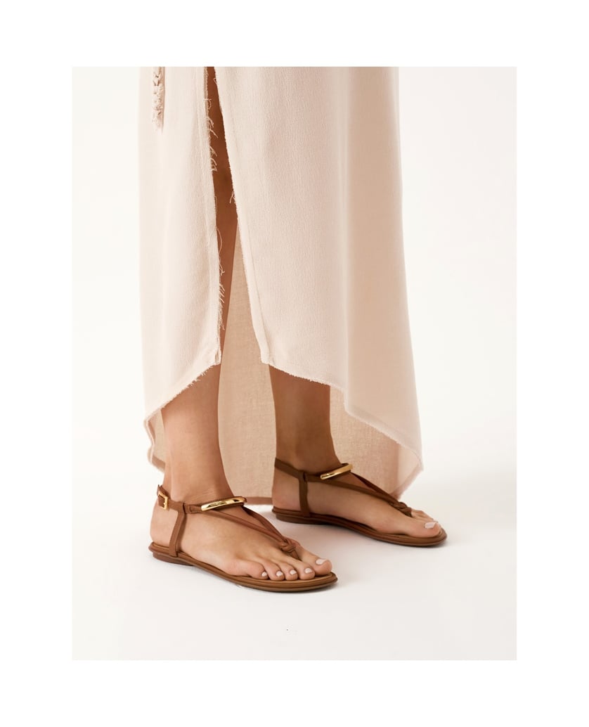 Kazar-Flache-braune-Ledersandalen-braun