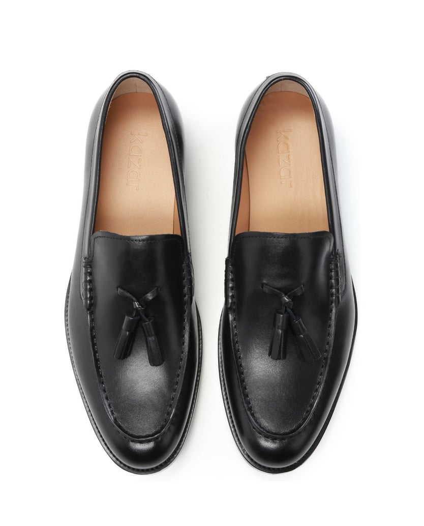 Kazar-Schwarze-Herren-Slipper-schwarz
