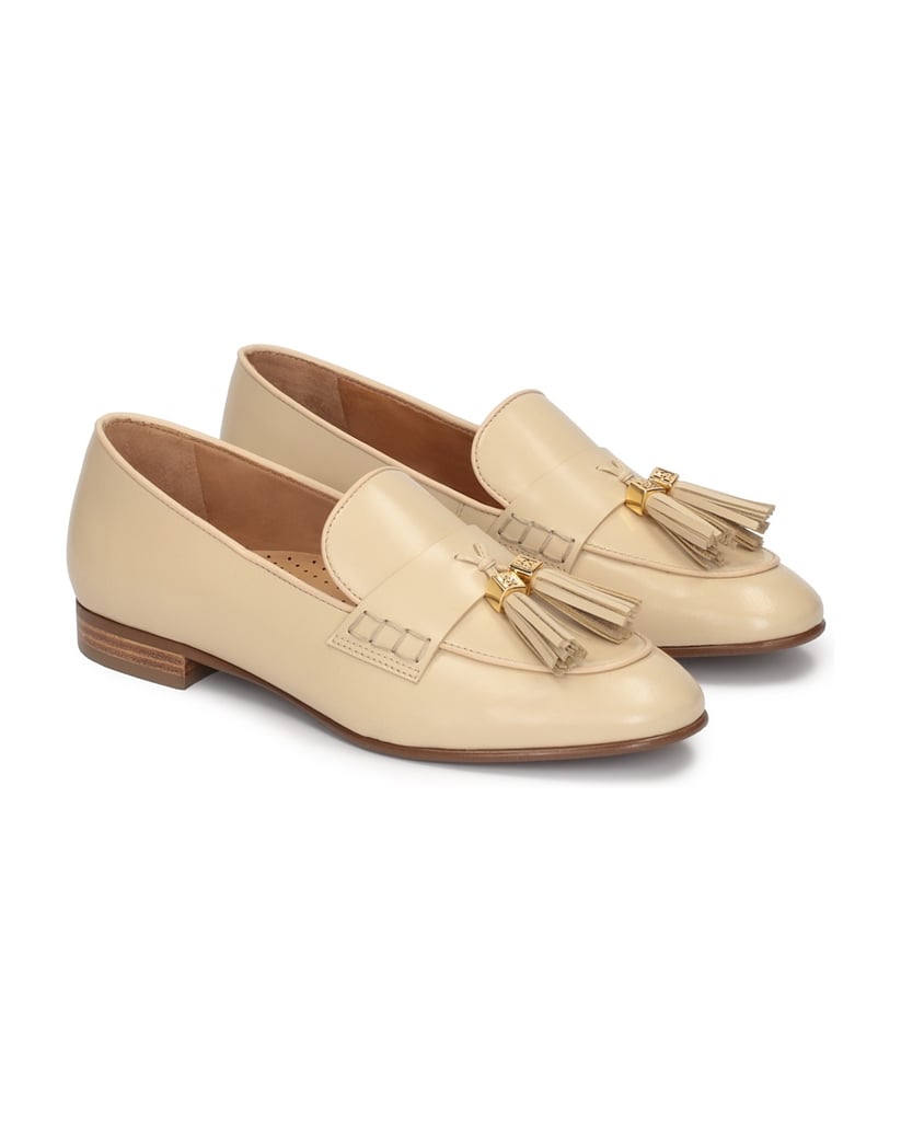 Kazar-Flache-Damenschuhe-aus-Leder-mit-Quasten