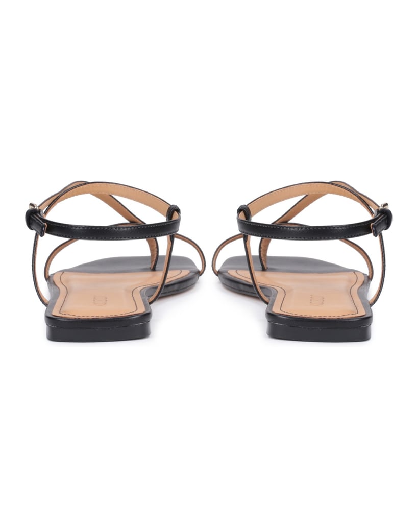 Kazar-Dezente-Damen-Sandalen-mit-flacher-Sohle-schwarz