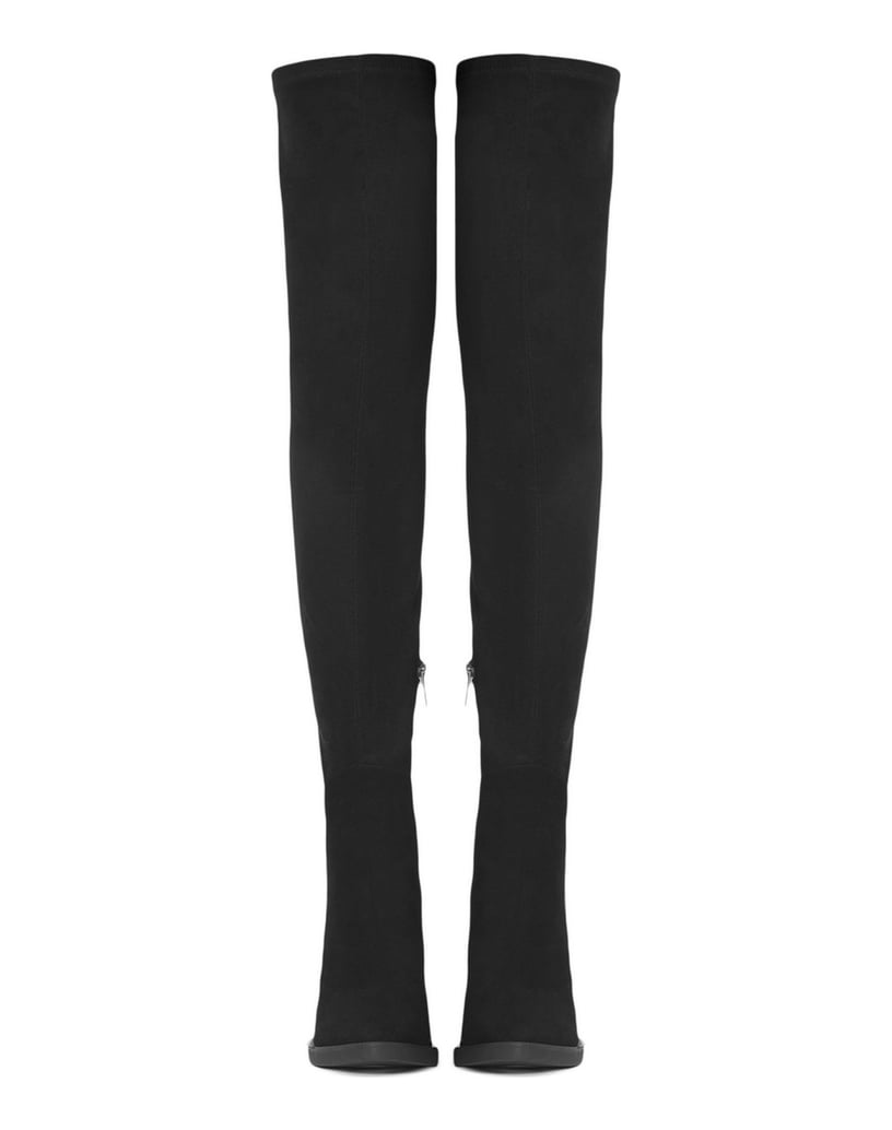Kazar-Schwarze-Overknee-Stiefel-für-Damen-schwarz