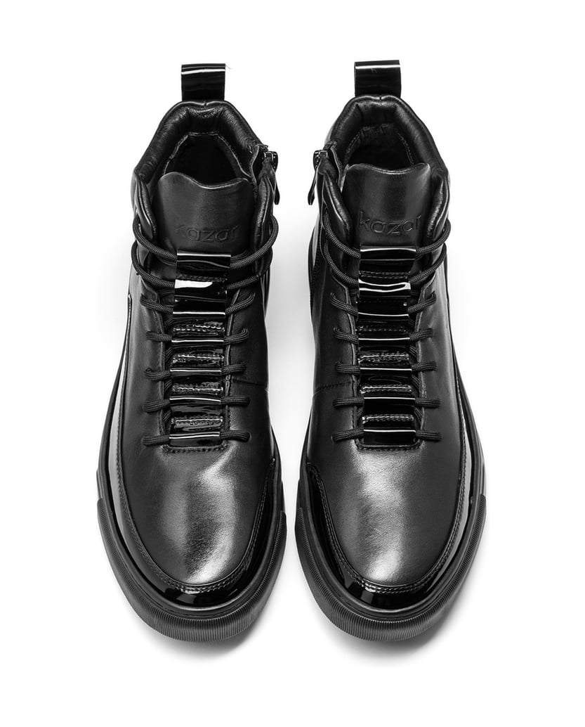 Kazar-Schwarze-Herren-Turnschuhe-schwarz