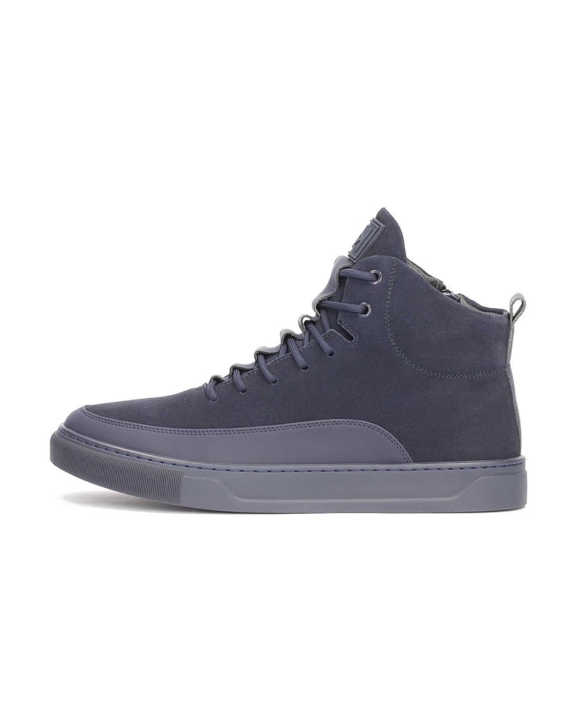 Kazar-Marineblaue-Herren-Sneaker-mit-Reißverschluss-und-Schnürung-dunkelblau