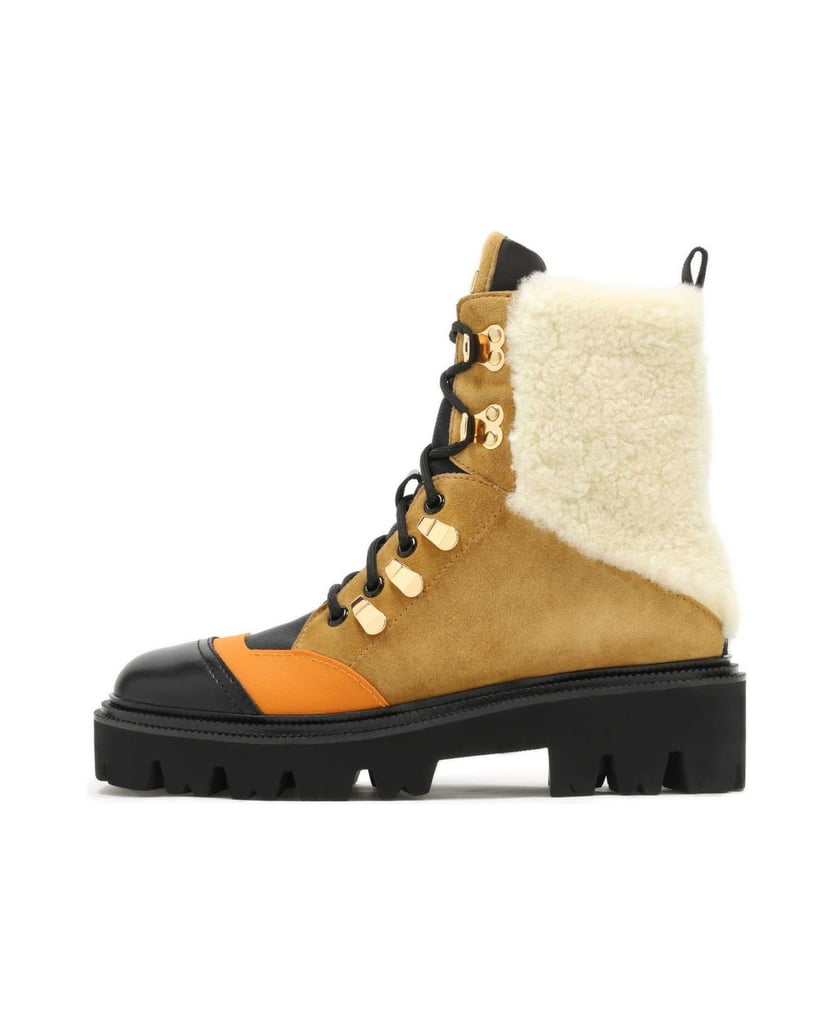 Kazar-Mehrfarbige-Damenstiefeletten-beige