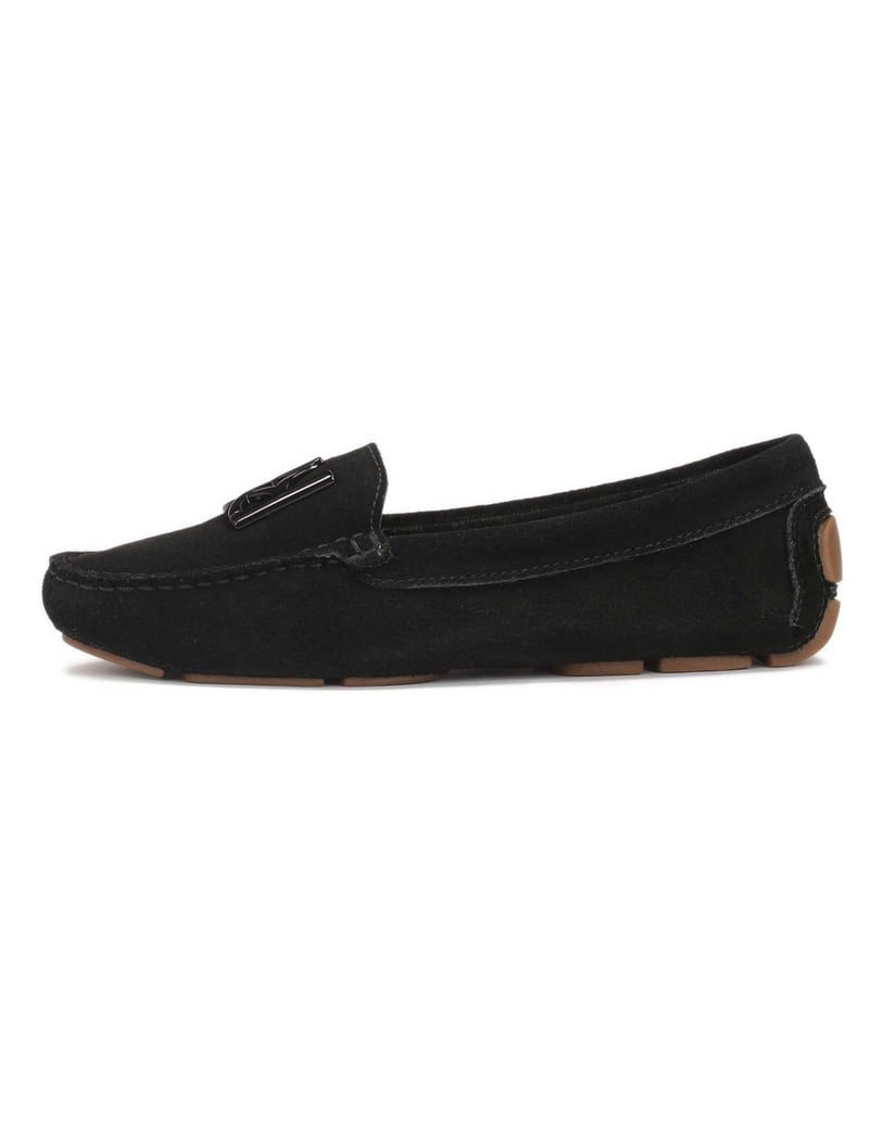 Kazar-Bequeme-Mokassins-aus-Wildleder-in-schwarzer-Farbe-schwarz