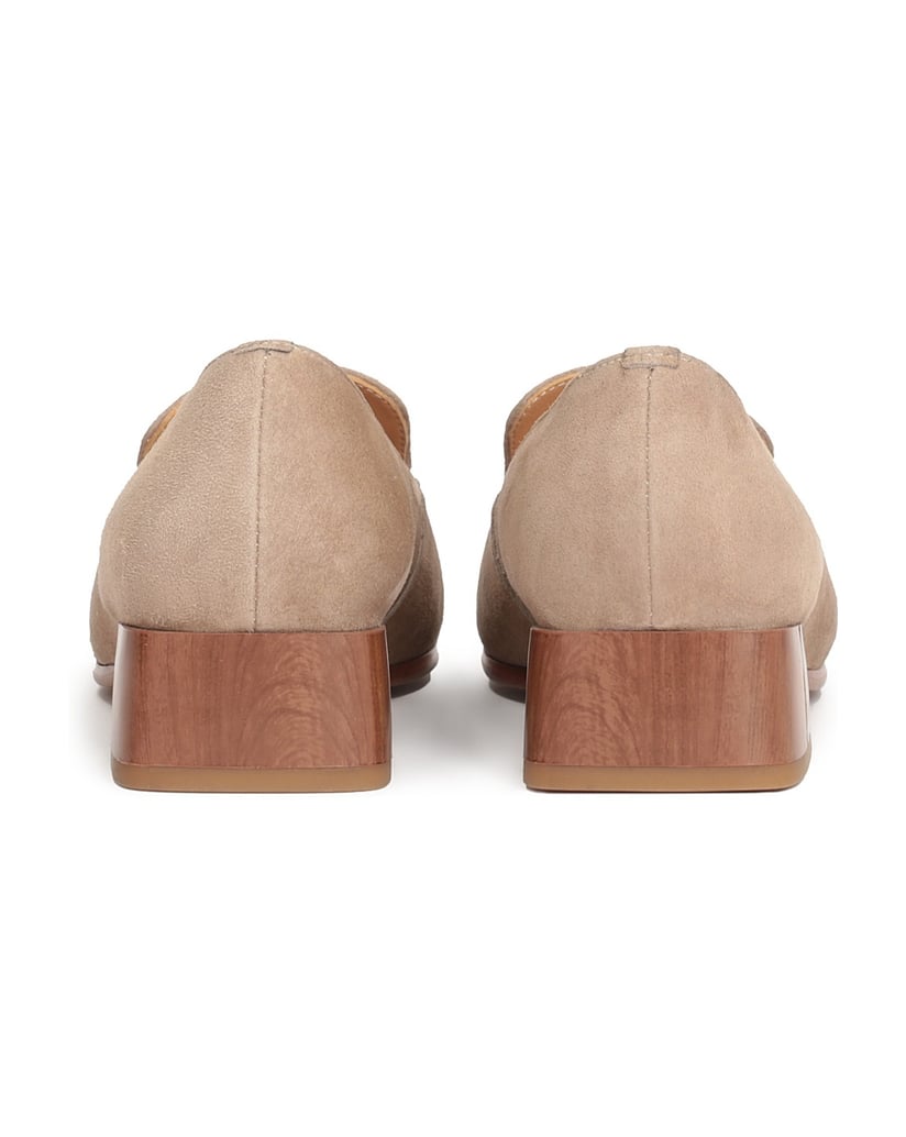 Kazar-Wildlederschuhe-mit-verziertem-Absatz-beige