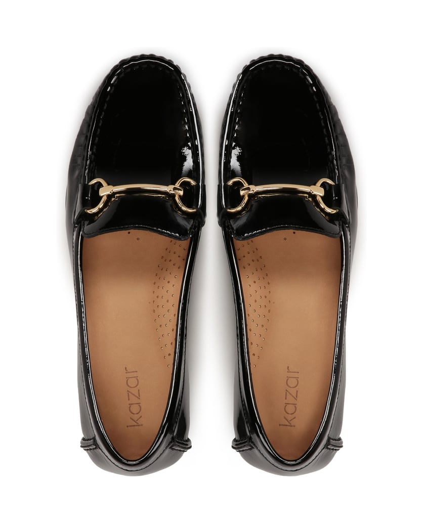 Kazar-Mokassins-aus-schwarzem-Lackleder-für-Damen-schwarz