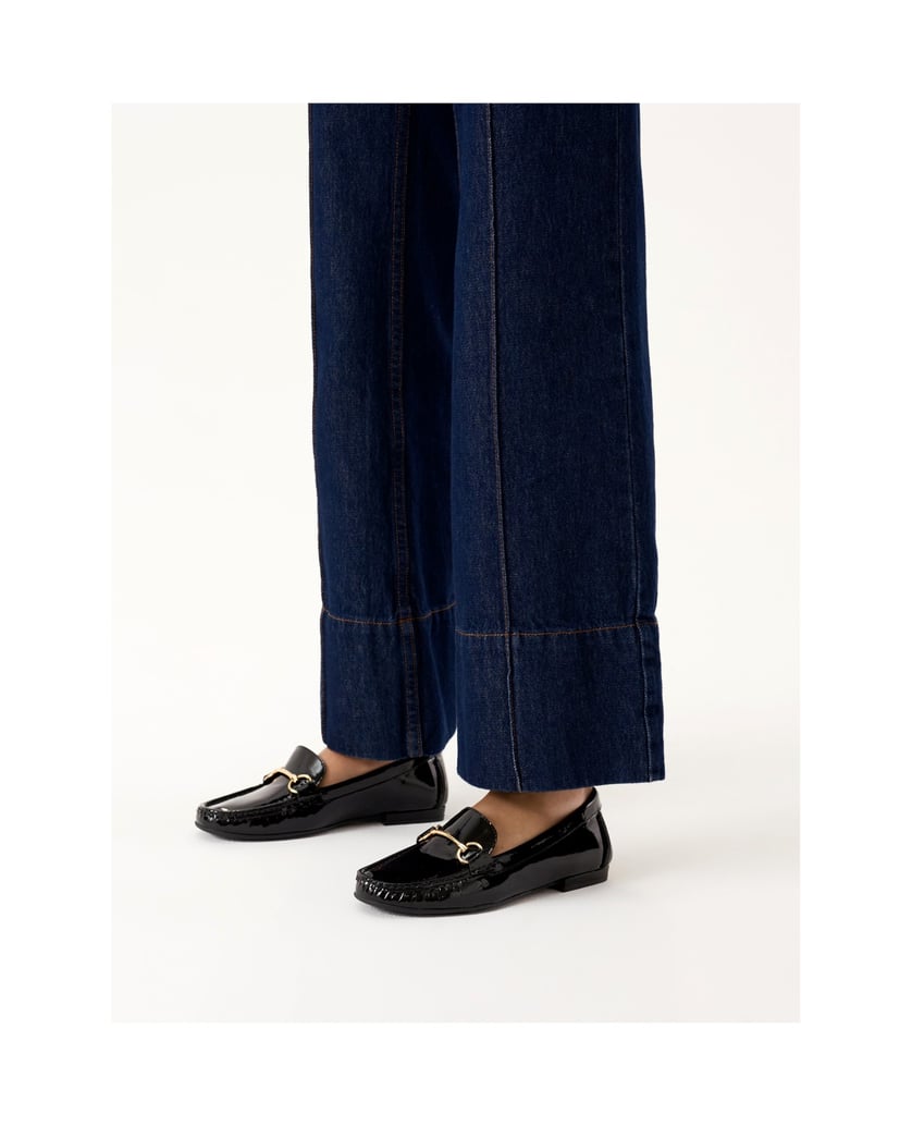 Kazar-Mokassins-aus-schwarzem-Lackleder-für-Damen-schwarz