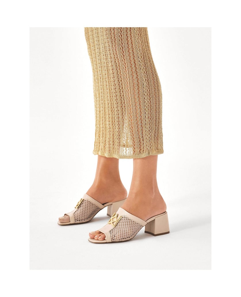 Kazar-Pantoletten-auf-breitem-Absatz-mit-lufti-beige