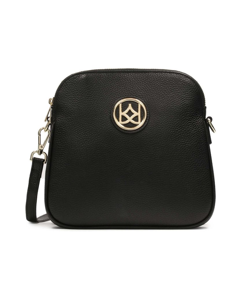 Kazar-Monogrammierte-Brieftasche-aus-Leder-schwarz