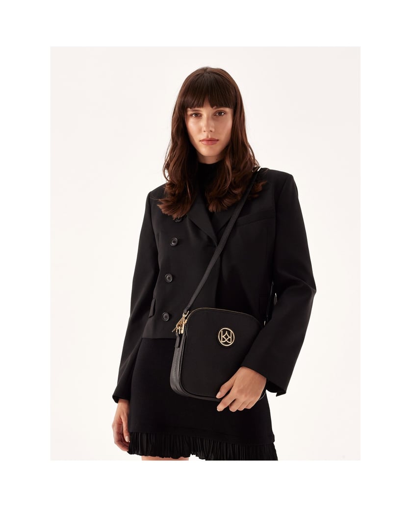 Kazar-Monogrammierte-Brieftasche-aus-Leder-schwarz