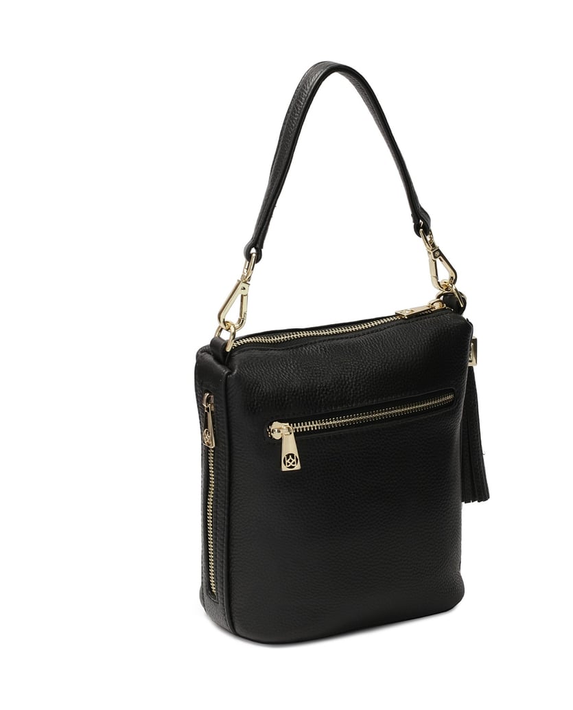 Kazar-Schwarze-Lederposttasche-mit-abnehmbarem