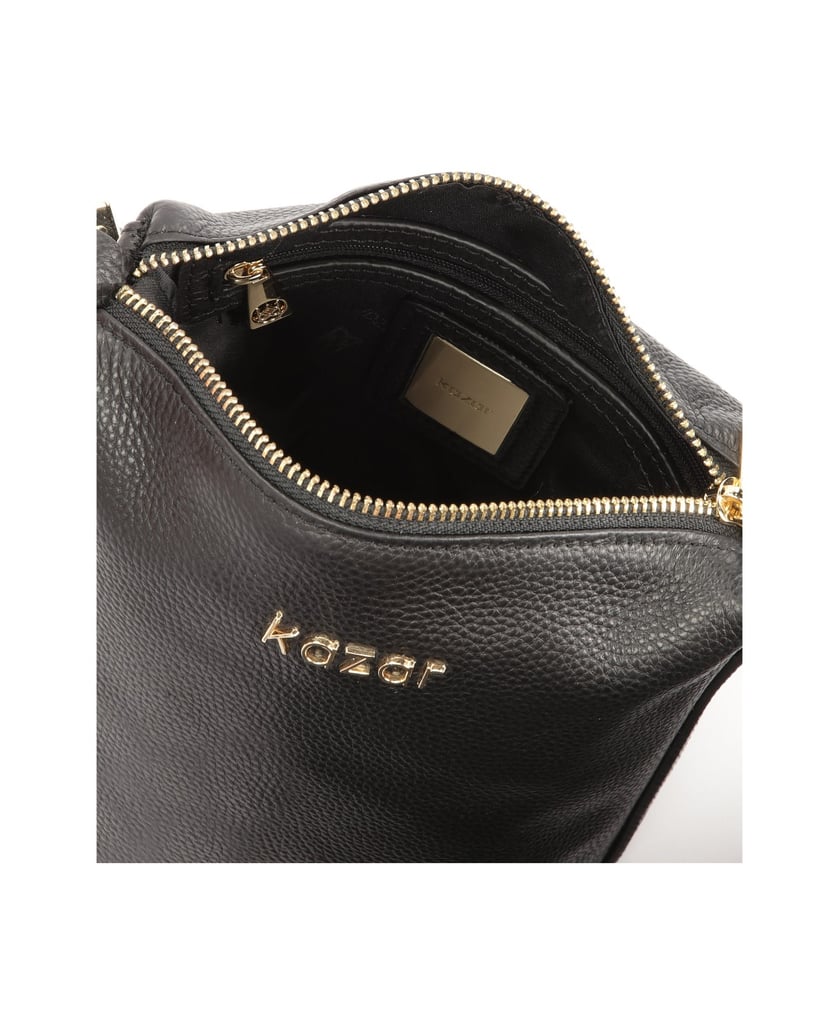 Kazar-Schwarze-Lederposttasche-mit-abnehmbarem