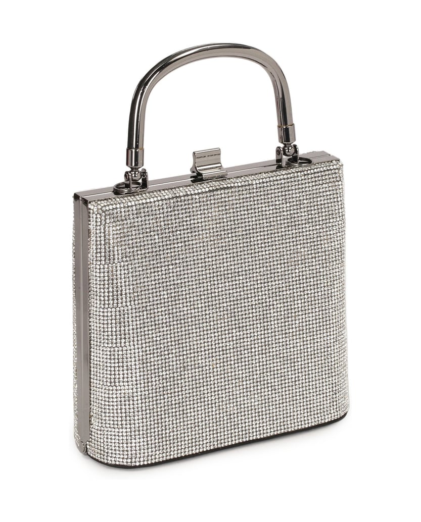 Kazar-Kleine-elegante-Tasche-mit-Zirkonias-verziert-silber