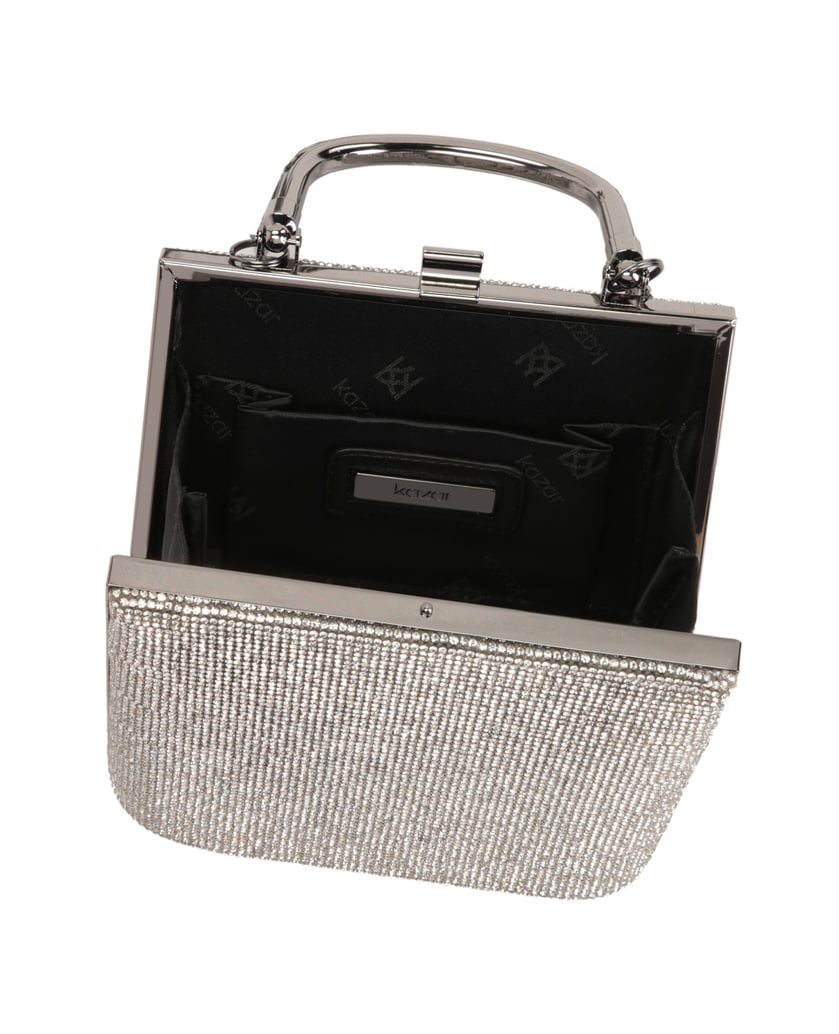 Kazar-Kleine-elegante-Tasche-mit-Zirkonias-verziert-silber