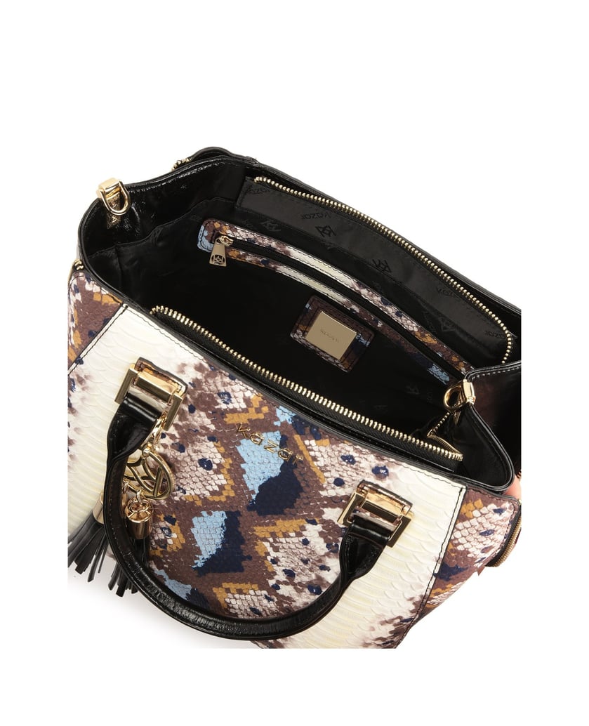 Kazar-Mehrfarbige-Tasche-mit-Schlangendruck-multicolor