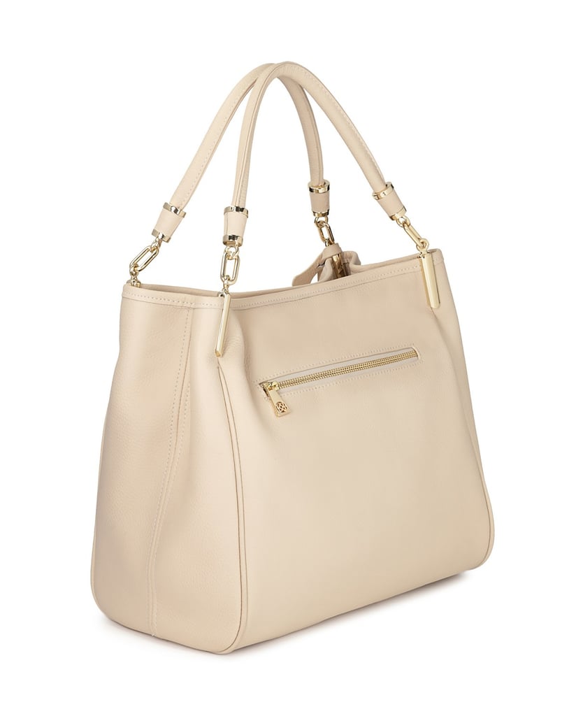 Kazar-Geräumige-Ledertasche-in-neutralem-Beige