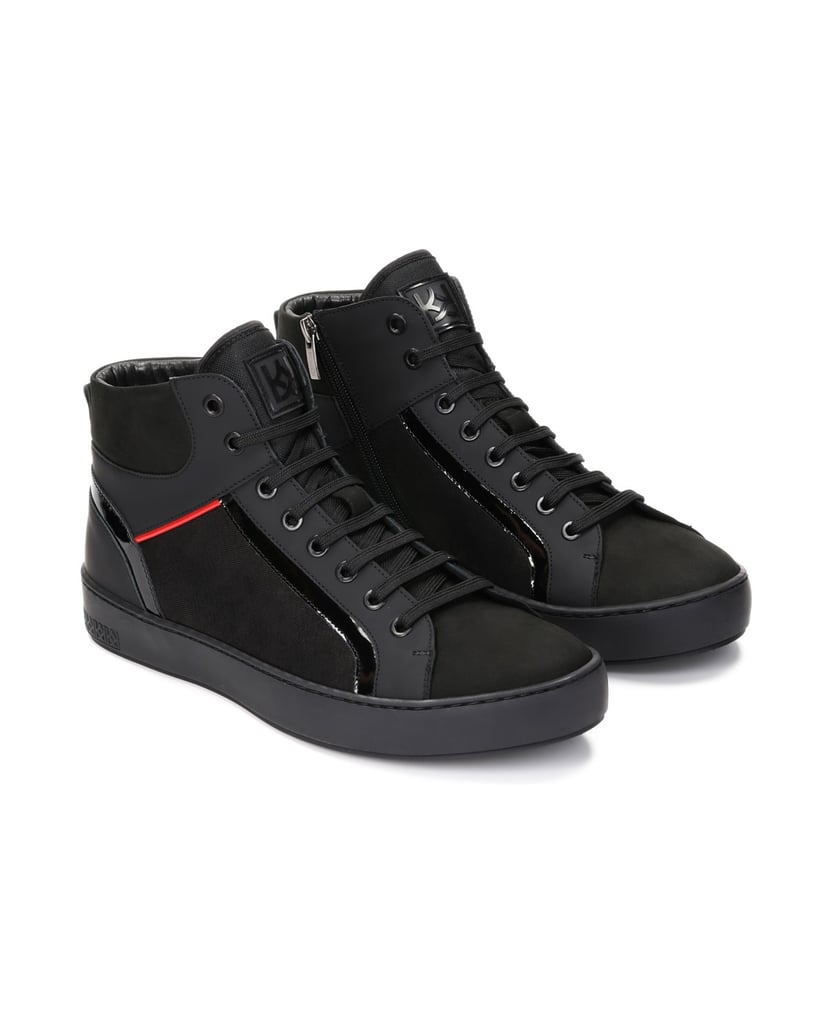 Kazar-Schwarze-Herren-Turnschuhe-schwarz