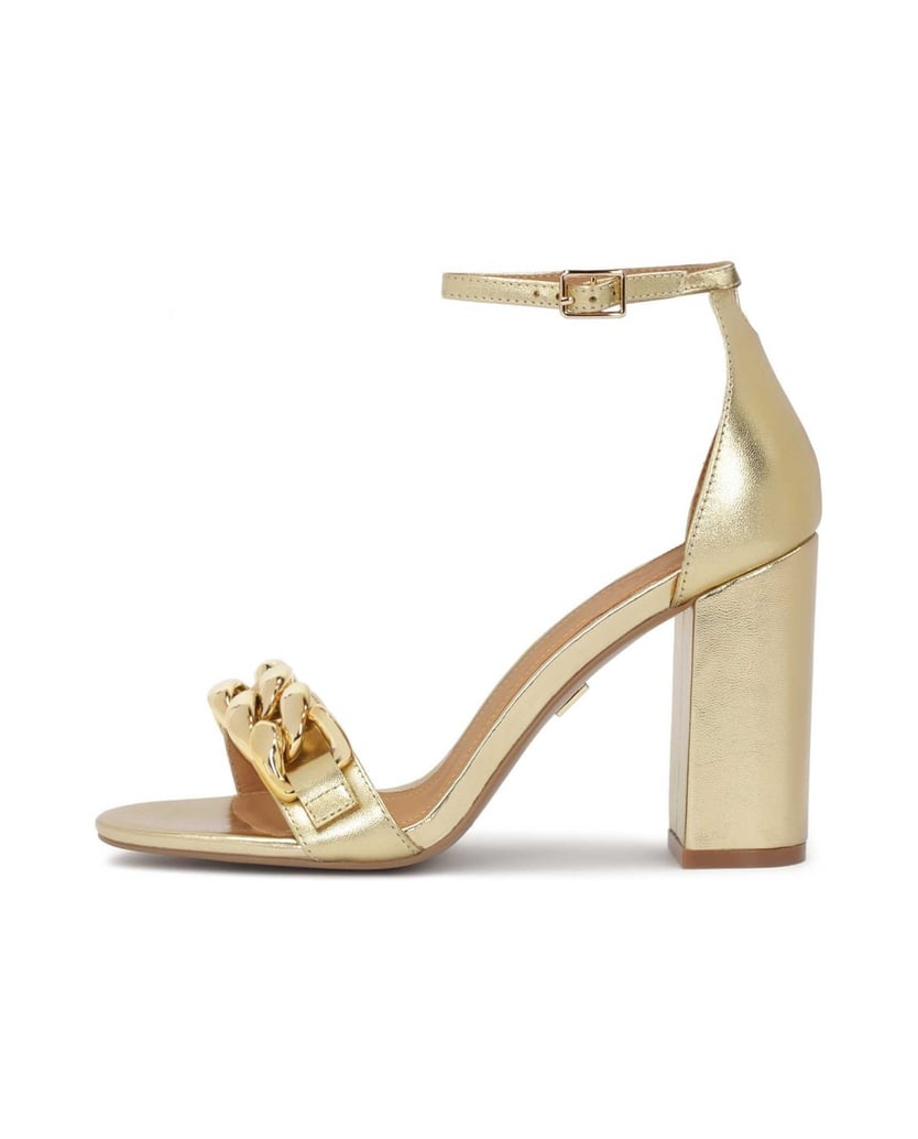 Kazar-Goldene-Sandalen-mit-Blockabsatz-und-überzogenem-Absatz-gold