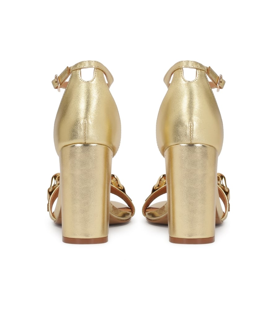 Kazar-Goldene-Sandalen-mit-Blockabsatz-und-überzogenem-Absatz-gold