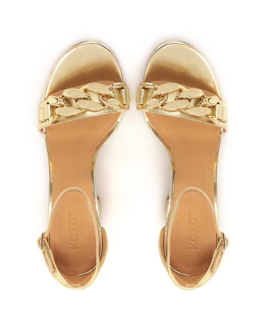 Kazar-Goldene-Sandalen-mit-Blockabsatz-und-überzogenem-Absatz-gold