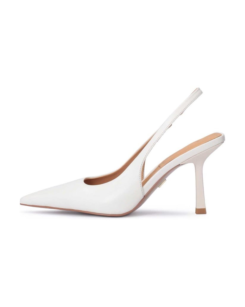 Kazar-Weiße-Pumps-auf-schlankem-Stiletto-mit-quadratischem-Absatz-weiss