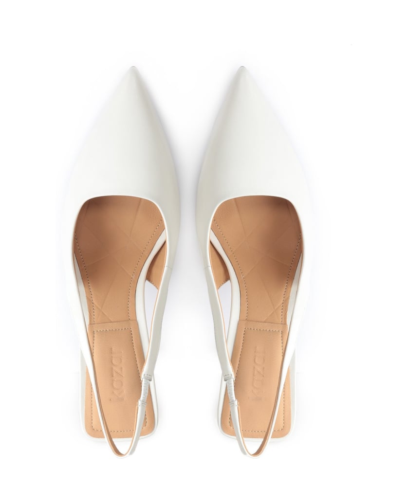 Kazar-Weiße-Pumps-auf-schlankem-Stiletto-mit-quadratischem-Absatz-weiss
