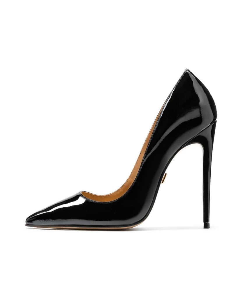 Kazar-Elegante-Pumps-aus-Lackleder-mit-schlankem-Absatz-schwarz