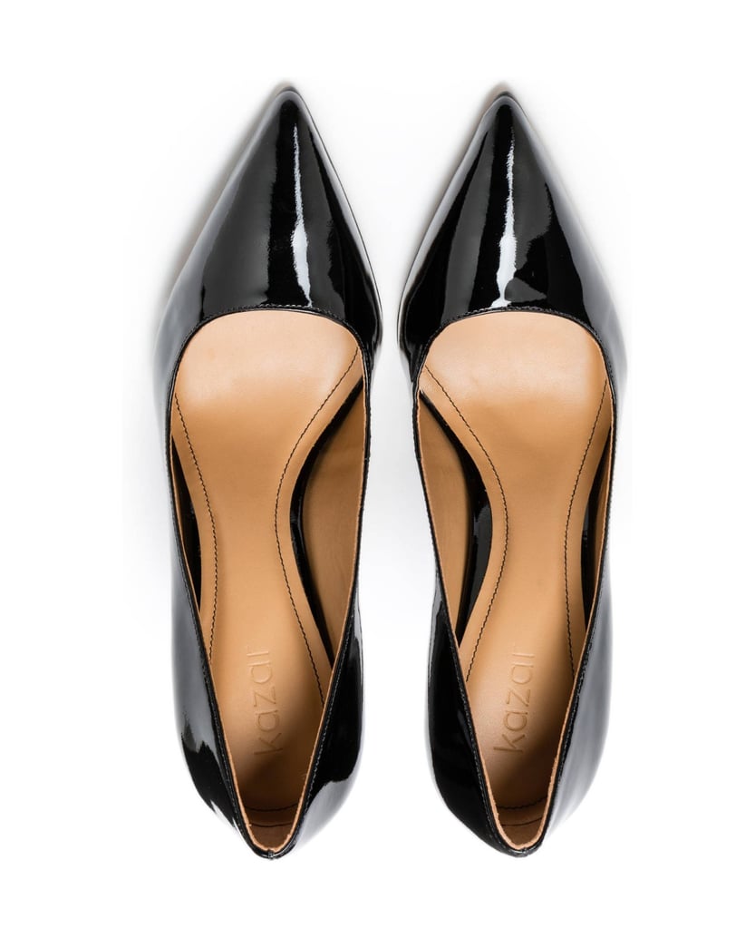 Kazar-Elegante-Pumps-aus-Lackleder-mit-schlankem-Absatz-schwarz