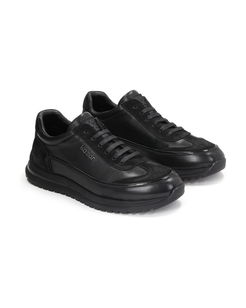 Kazar-Schwarze-Herren-Turnschuhe-schwarz