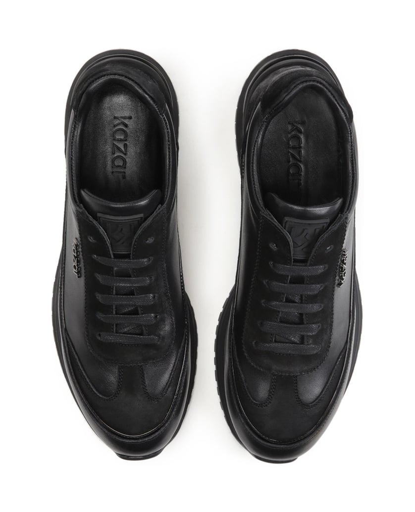 Kazar-Schwarze-Herren-Turnschuhe-schwarz