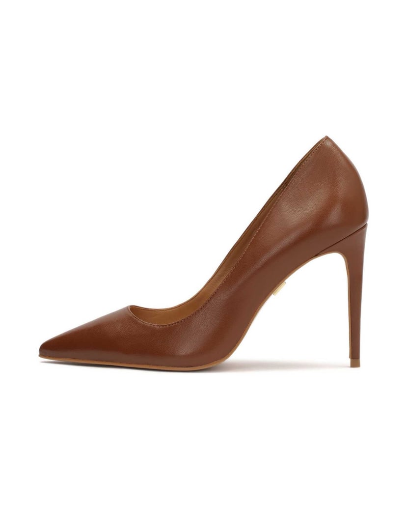 Kazar-Braune-klassische-Pumps-mit-spitzen-Zehen-braun