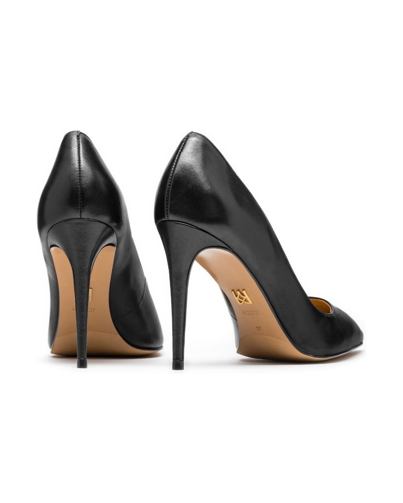 Kazar-Klassische-schwarze-Stilettos-aus-genarb-schwarz