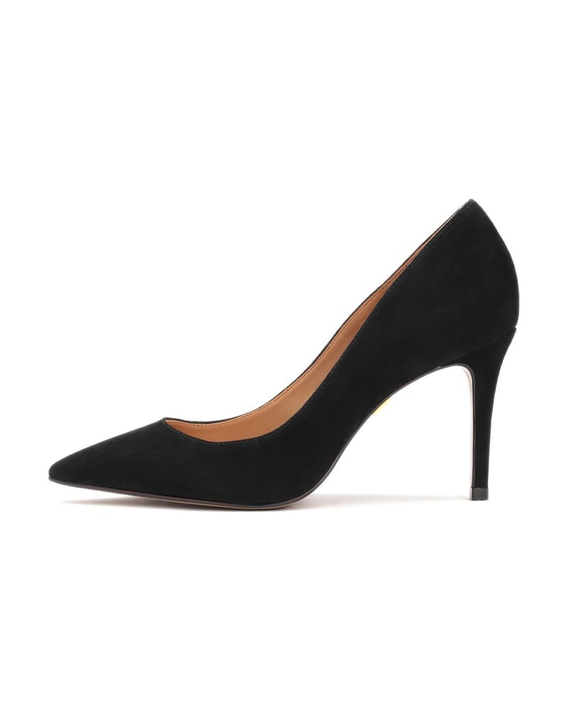 Kazar-Schwarze-Wildlederpumps-mit-schlankem-Absatz-schwarz
