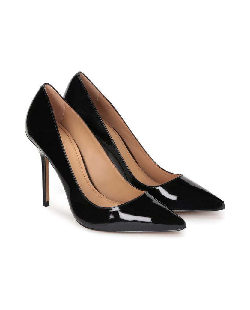 Kazar-Zeitlose-schwarze-Lackleder-Stilettos-schwarz