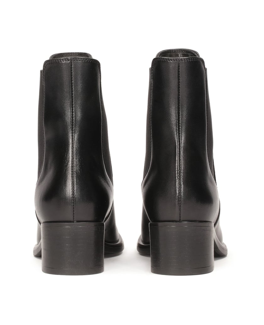 Kazar-Bequeme-Stiefel-mit-elastischen-Einsätzen-schwarz