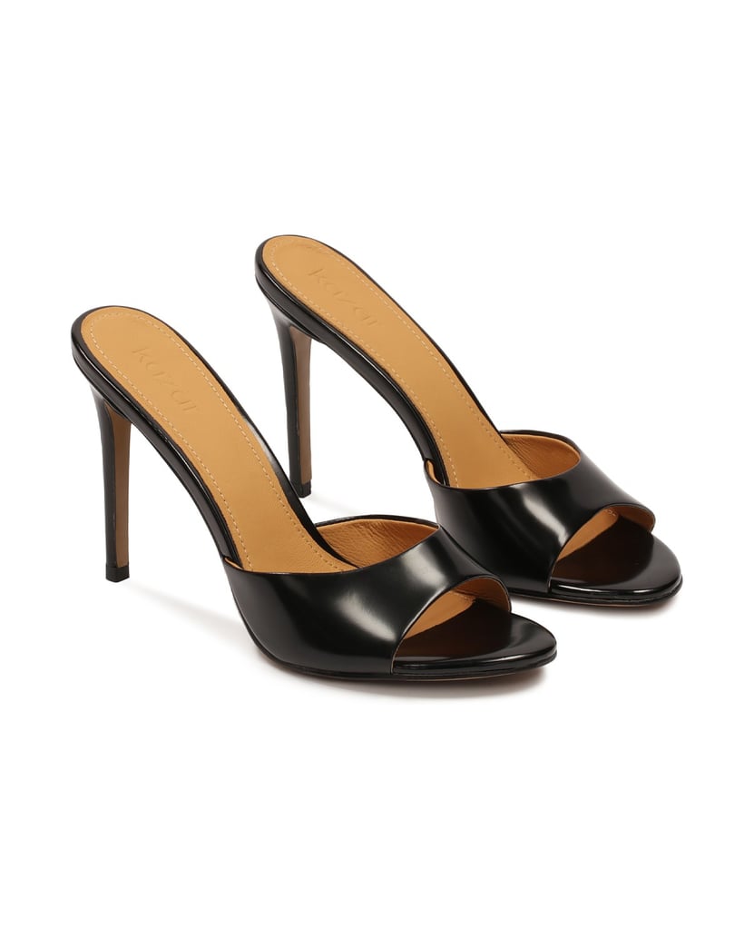 Kazar-Minimalistische-schwarze-hochhackige-Pantoletten-schwarz