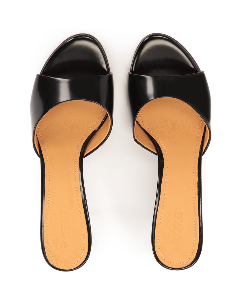 Kazar-Minimalistische-schwarze-hochhackige-Pantoletten-schwarz