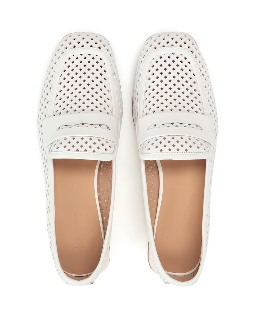Kazar-Leichte-durchbrochene-Halbschuhe-für-Damen-weiss