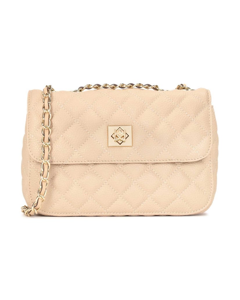 Kazar-Gesteppte-Tasche-aus-weichem-Leder-beige